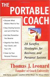 The Portable Coach- 28 Sure Fire Strategies For Business And Personal Success by Thomas Leonard