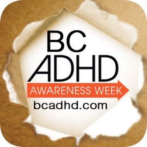 BC ADHD Awareness Week Badge with URL