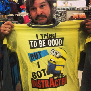 I tried to be good but I got distracted