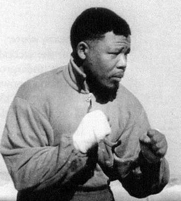 Nelson Mandela boxer